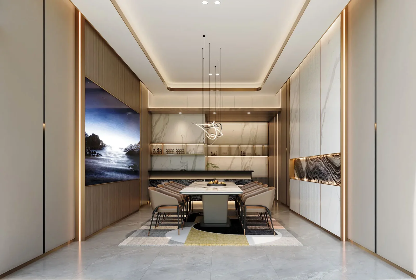 Phòng giải trí clubhouse tháp B1 Gladia Heights