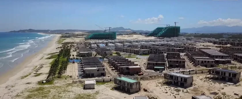 Ảnh thực tế khu biệt thự The Pearl Cam Ranh tháng 3 năm 2019