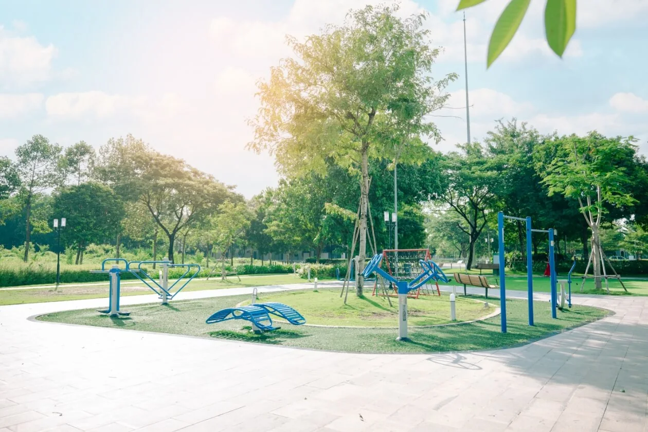 Sân chơi ngoài trời trong khu vực HARUKA