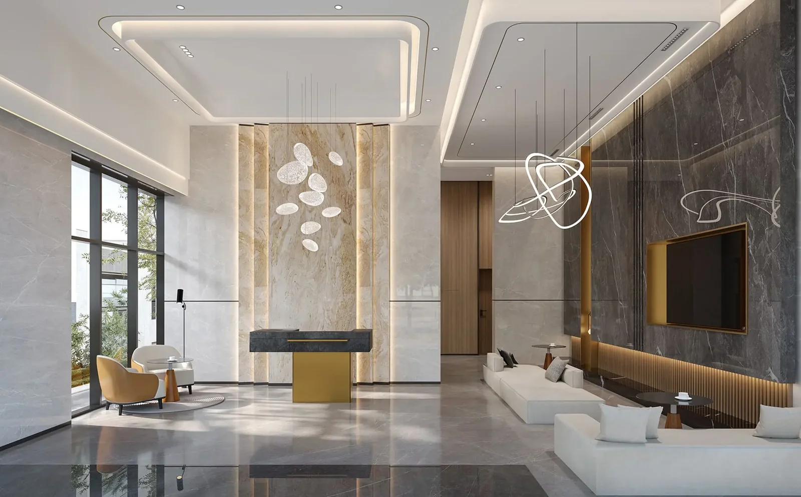 Sảnh tiếp khách Gladia Heights