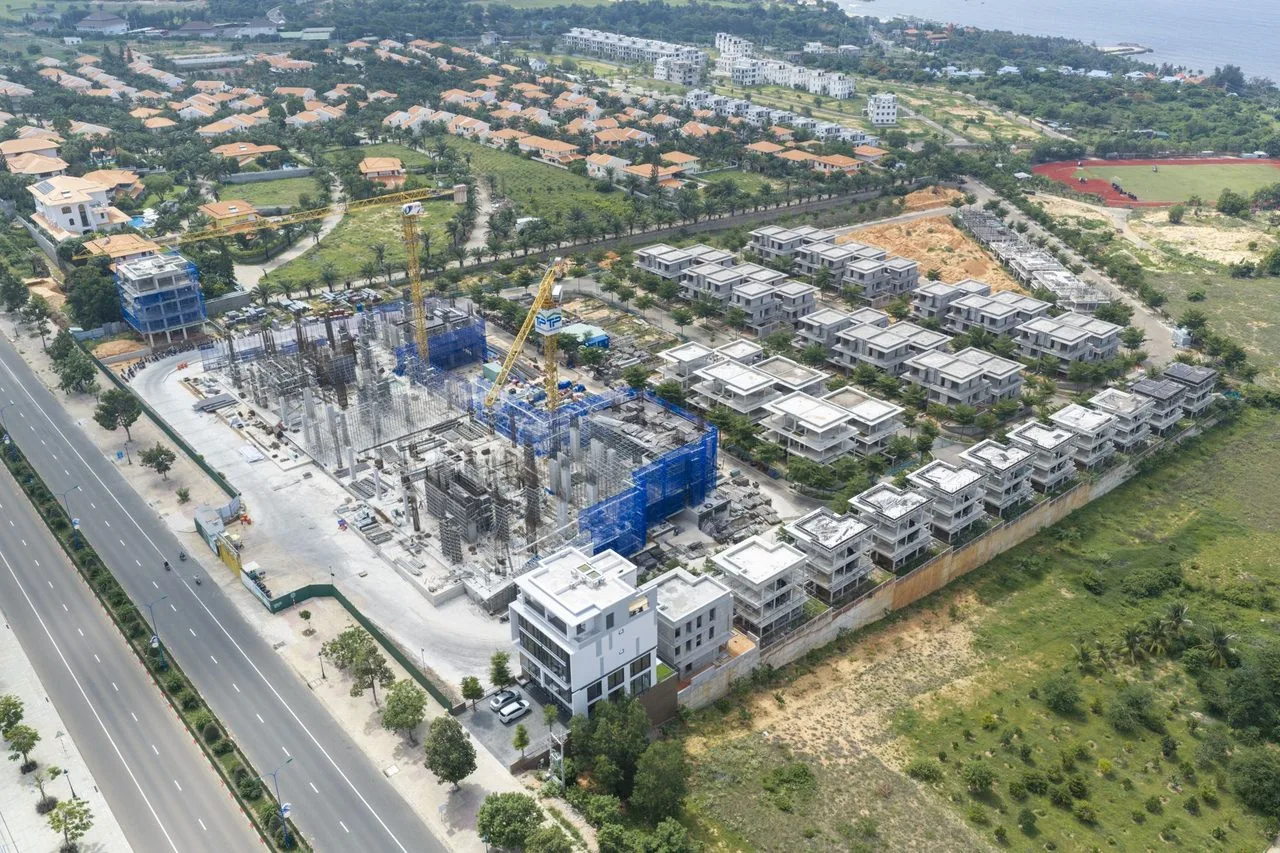 Ảnh thực tế các hạng mục xây dựng The Seahara Mũi Né tháng 7 năm 2026