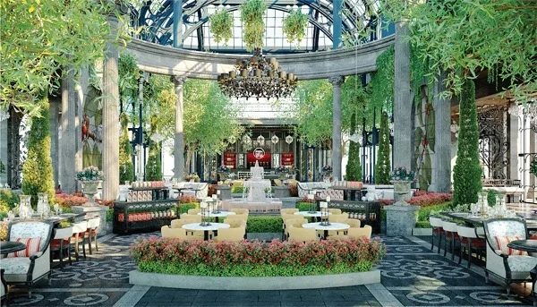 Phối cảnh không gian mái kính tại Sun Harbor 1, Aqua City