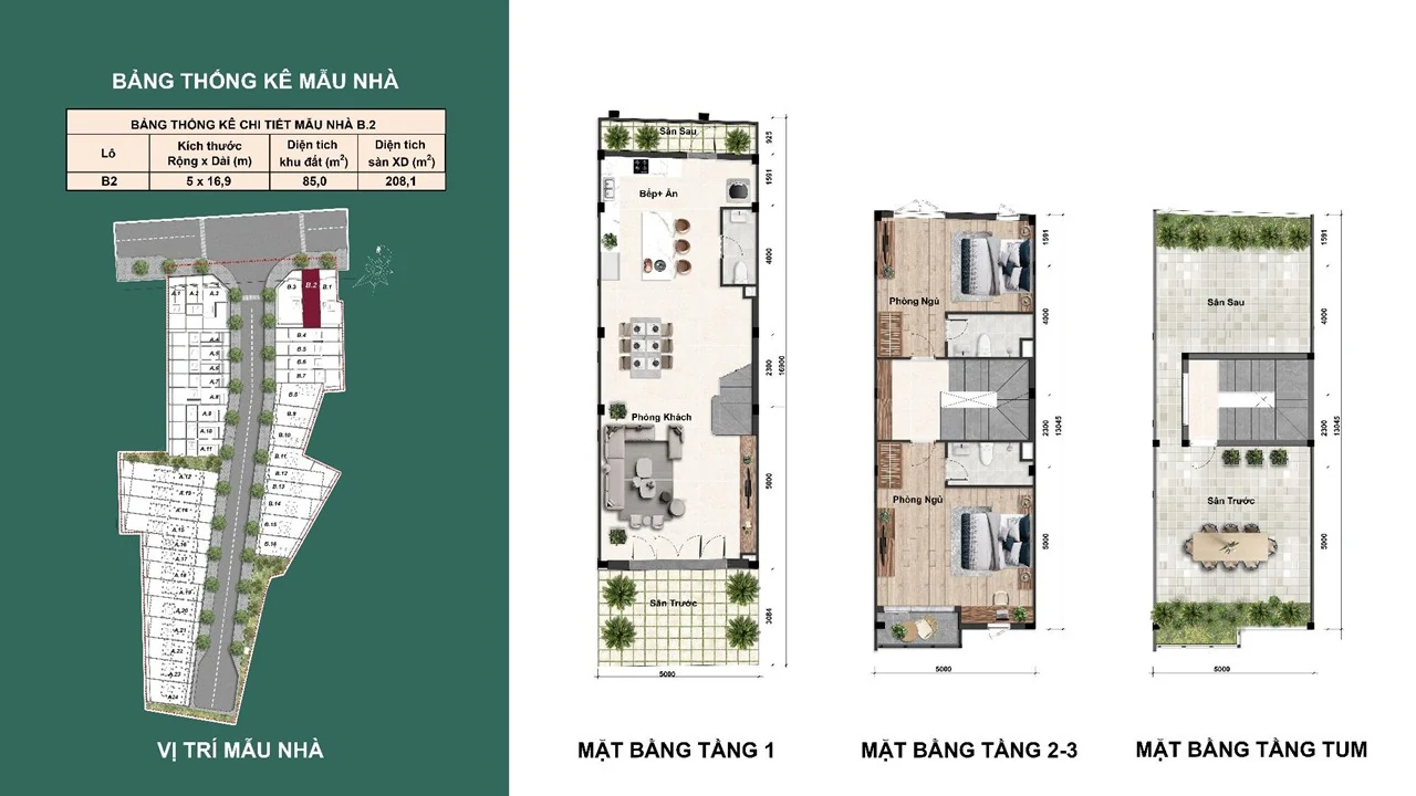 Thiết kế nhà B2 Bcons Eden Park