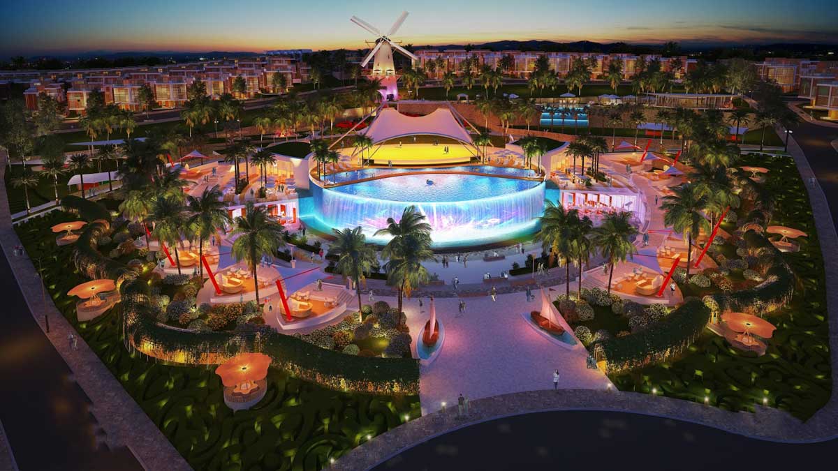 Phối cảnh khu tiện ích nội khu The Parkhill City