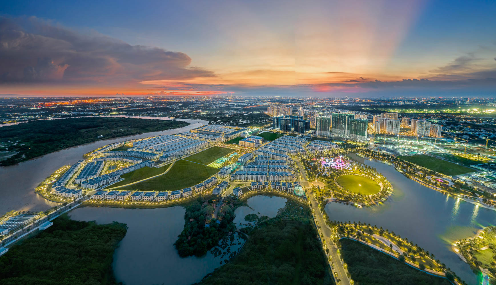 Các phân khu Vinhomes Grand Park: chọn theo nhu cầu ở và cách sử dụng tiện ích 10 Toàn cảnh đại đô thị Vinhomes Grand Park bên không gian xanh