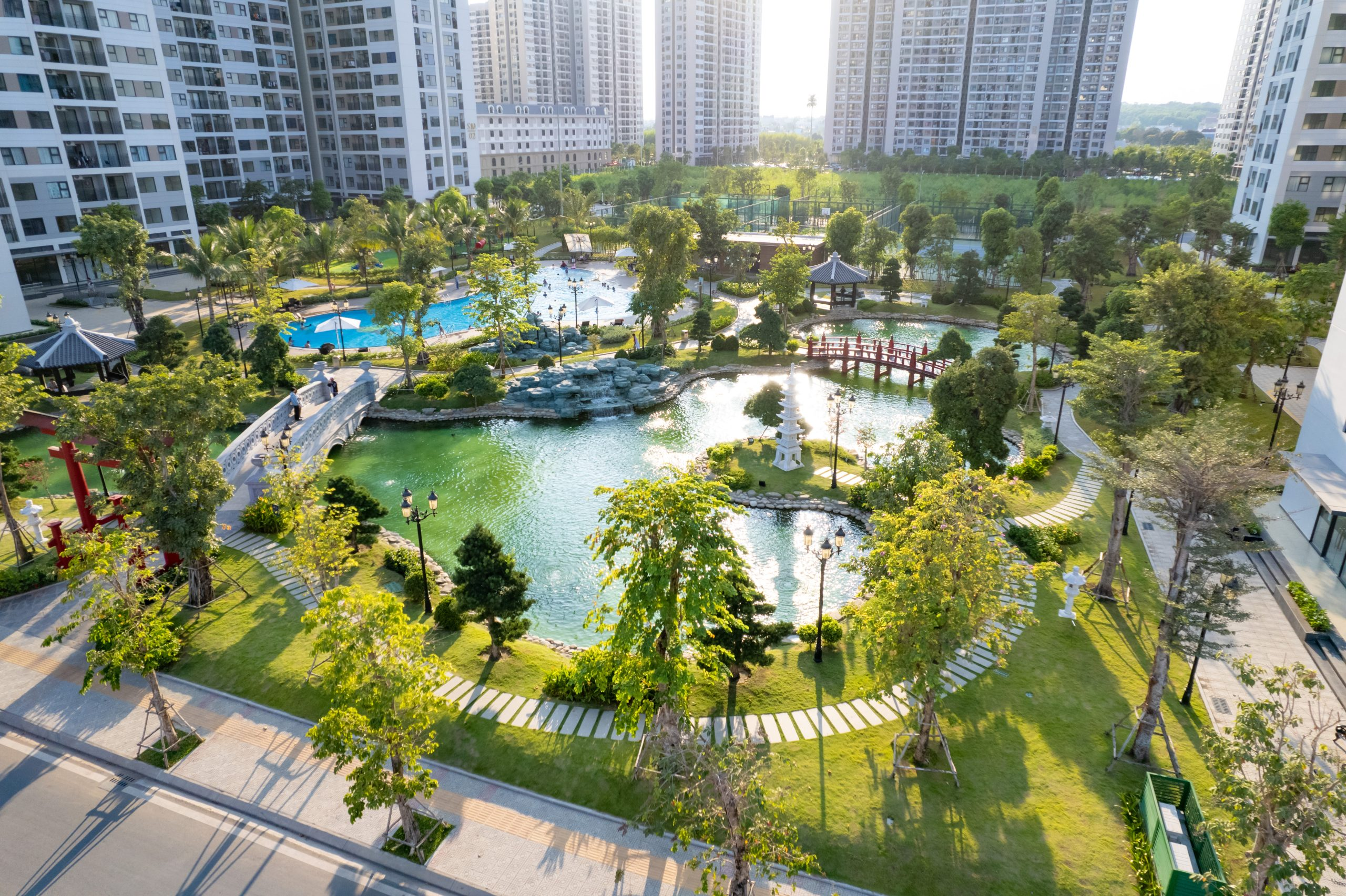 Studio Vinhomes Grand Park, 1PN hay 1PN+1: chọn theo công năng 5 Vườn Nhật tại phân khu The Origami trong Vinhomes Grand Park