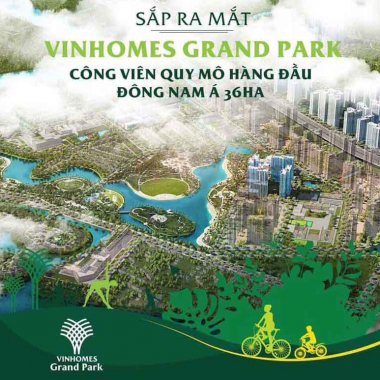 Vinhomes Grand Park - ra mat cong vien vinhomes grand park ha